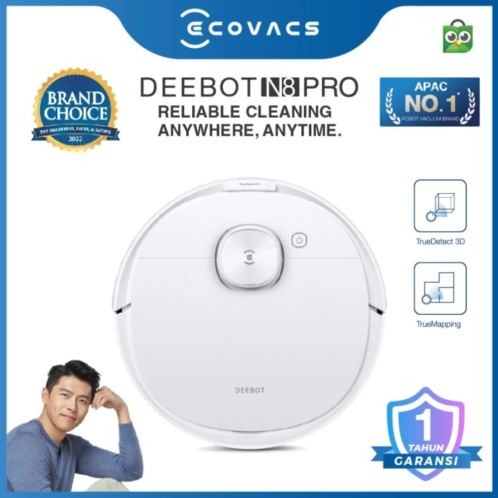 Produk Ecovacs DEEBOT N8 PRO Robot Vacuum Cleaner Sapu Vacum Pel Vakum Mop 6 screenshot_2023_01_20_105012