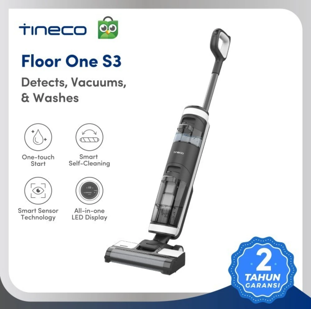 Tineco Floor One S3 Smart Wet Dry Handheld Vacuum Cleaner Floor Washer