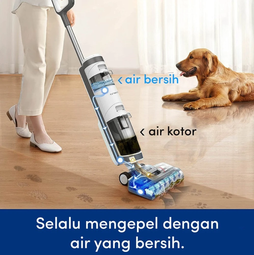 Tineco iFLOOR BREEZE Wet Dry Handheld Vacuum Cleaner Washer Scrubber